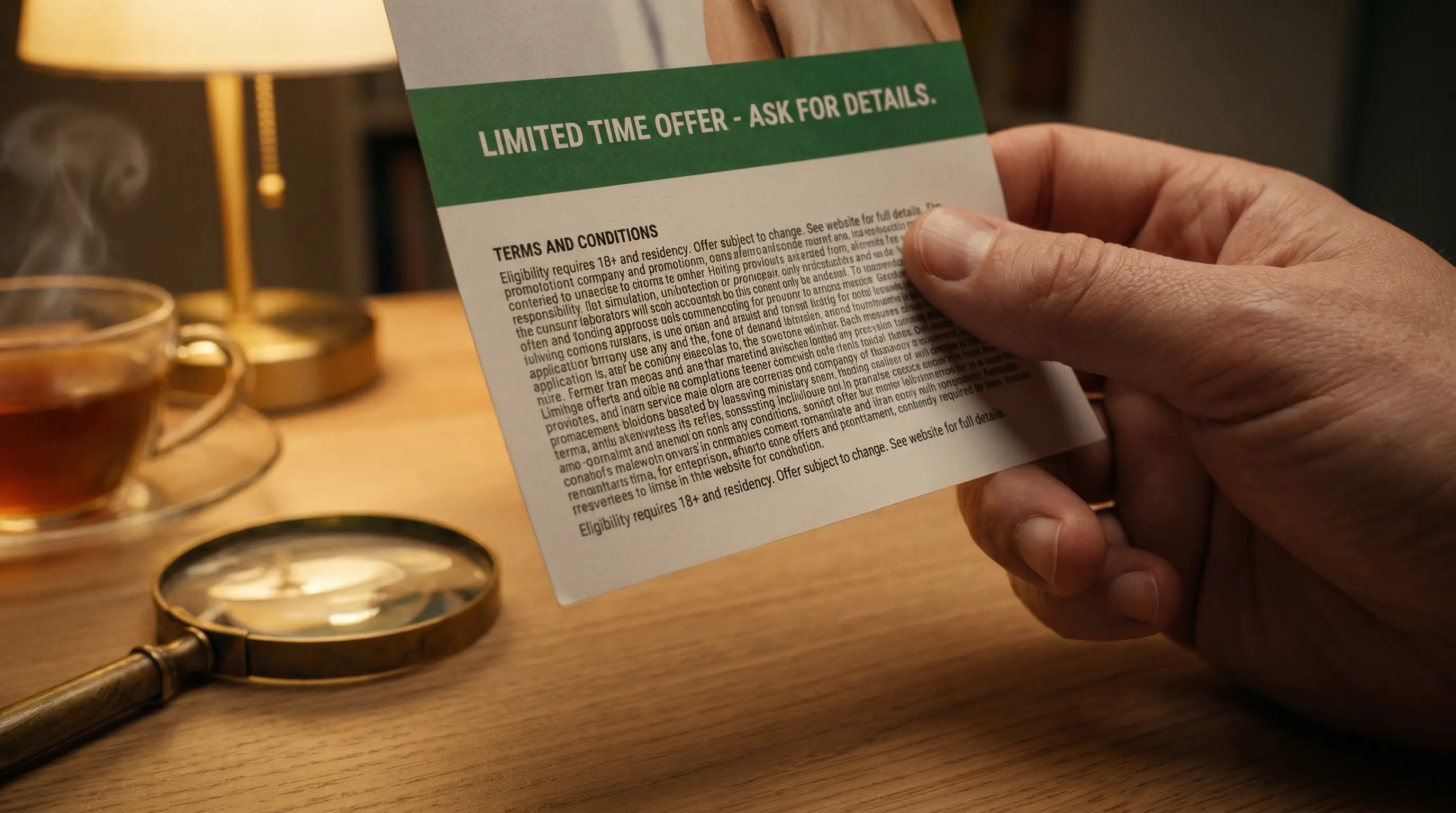 Acca insurance promotional offer terms and conditions being examined closely