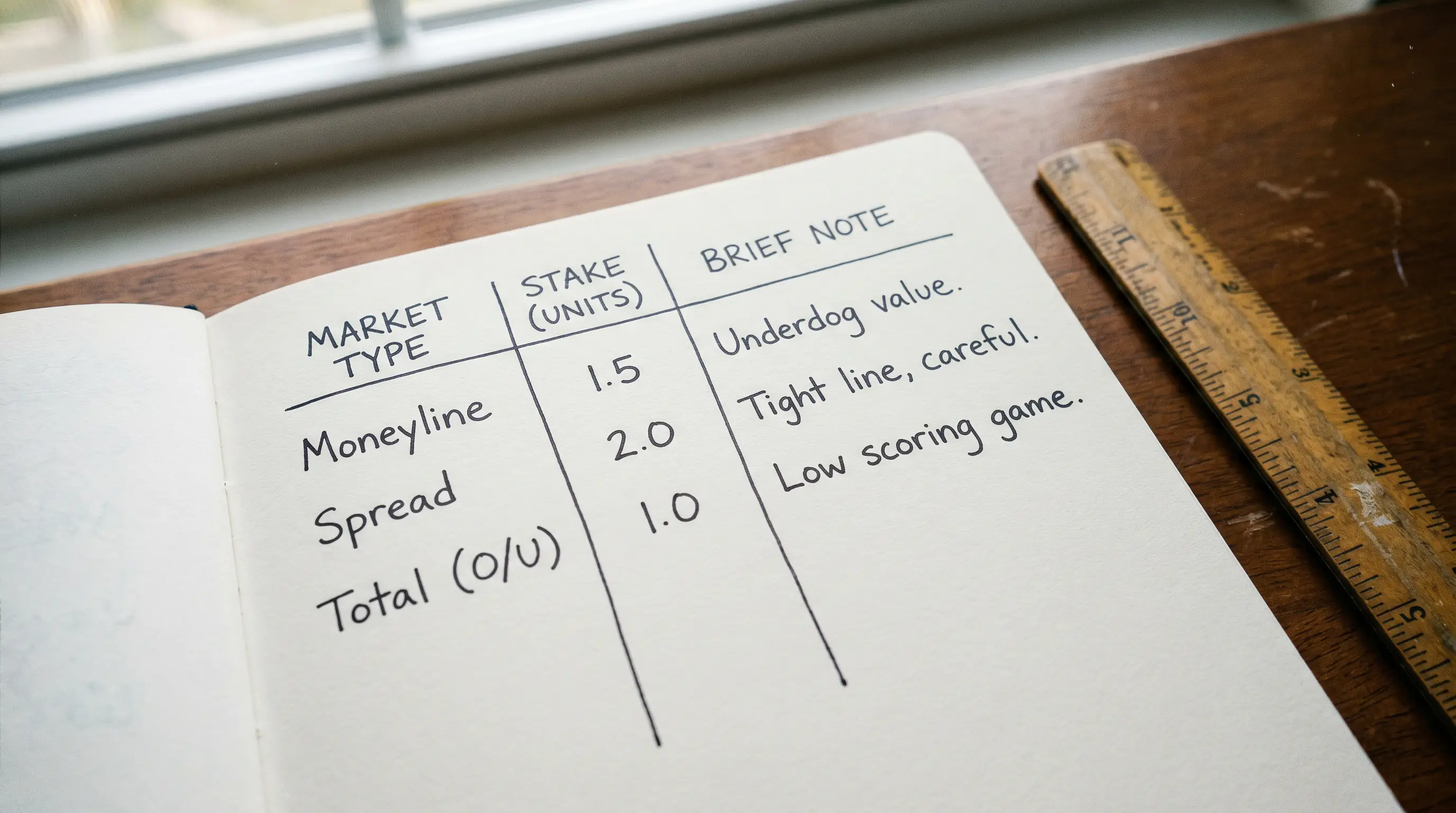 Booking points betting stake sizing adjusted for red card variance risk