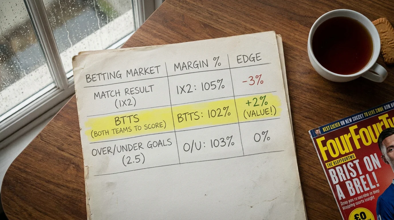 Both teams to score and totals market comparison for football value betting research