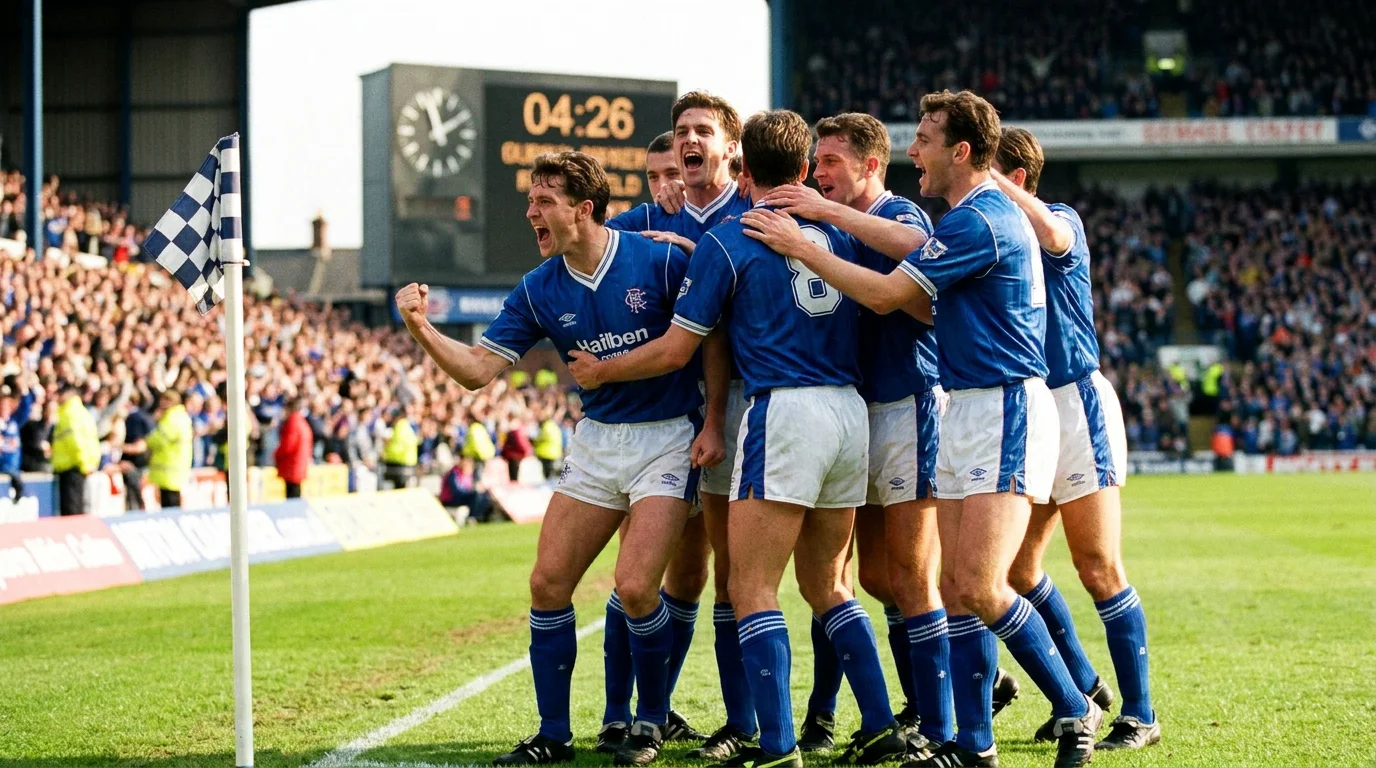 Football team scoring early goal within first fifteen minutes showing fast start pattern