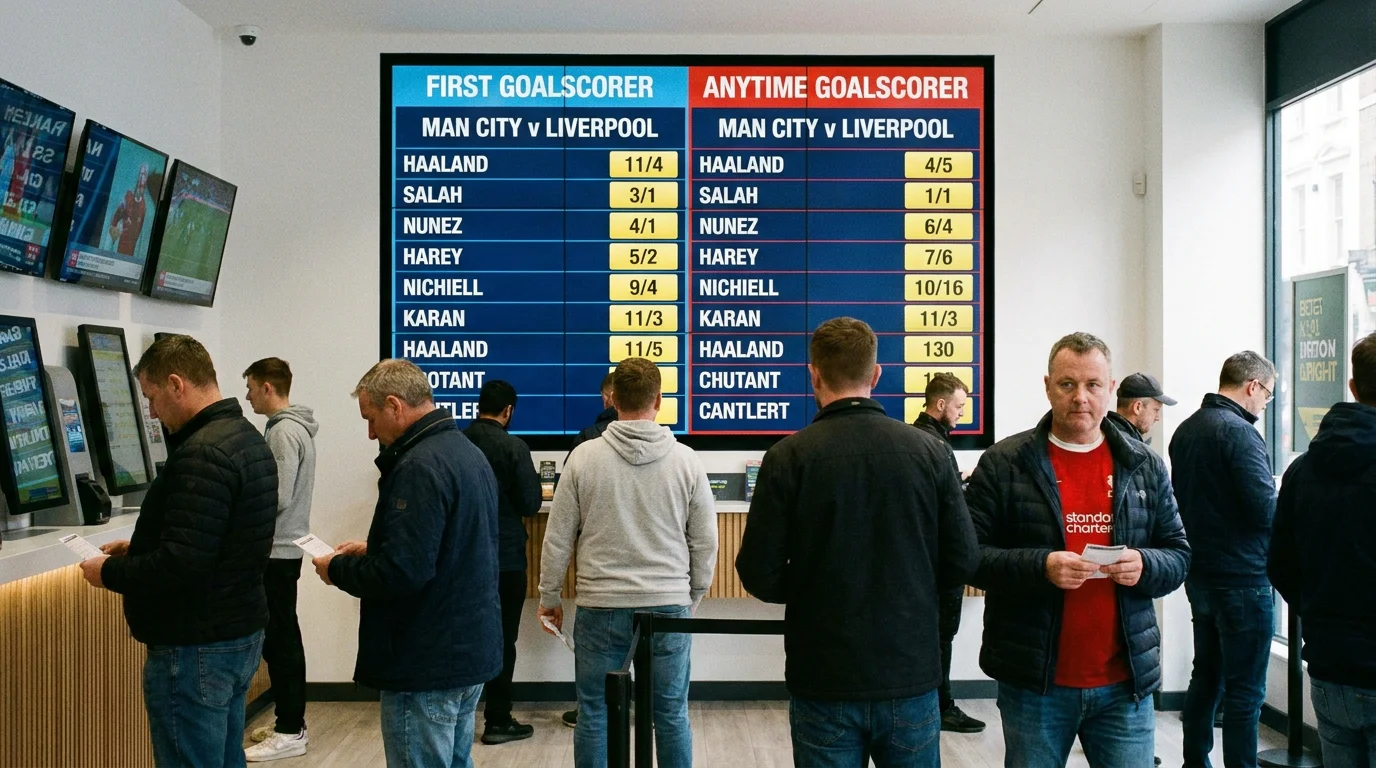 First goalscorer versus anytime goalscorer market value comparison