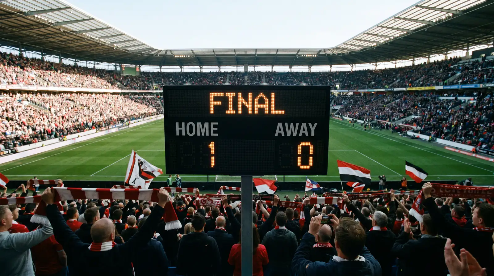 Half-goal Asian handicap line settlement example for football match