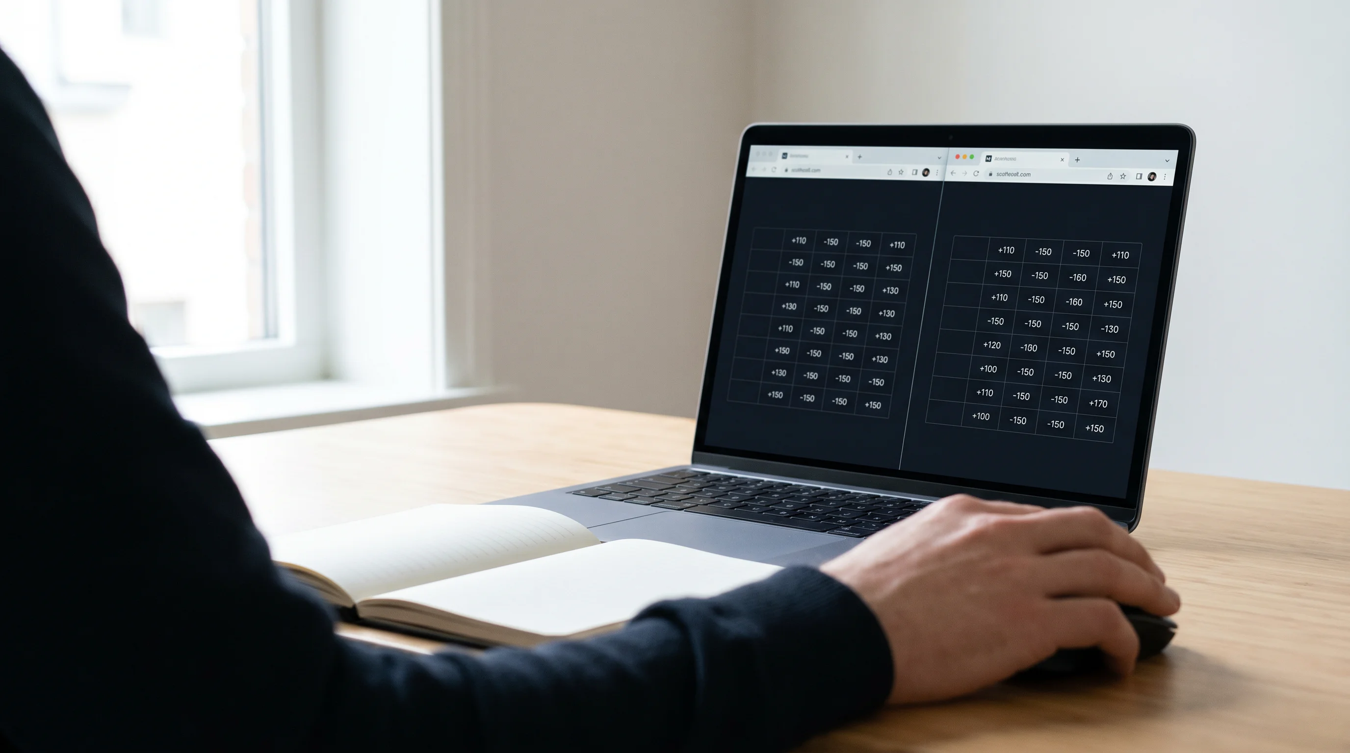 Football betting odds movement and market comparison across bookmakers